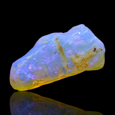Natural Untreated Fire Opal Loose Gemstone Fancy Rough From Australia 4.00 Cts 16x8x6 mm RD-925
