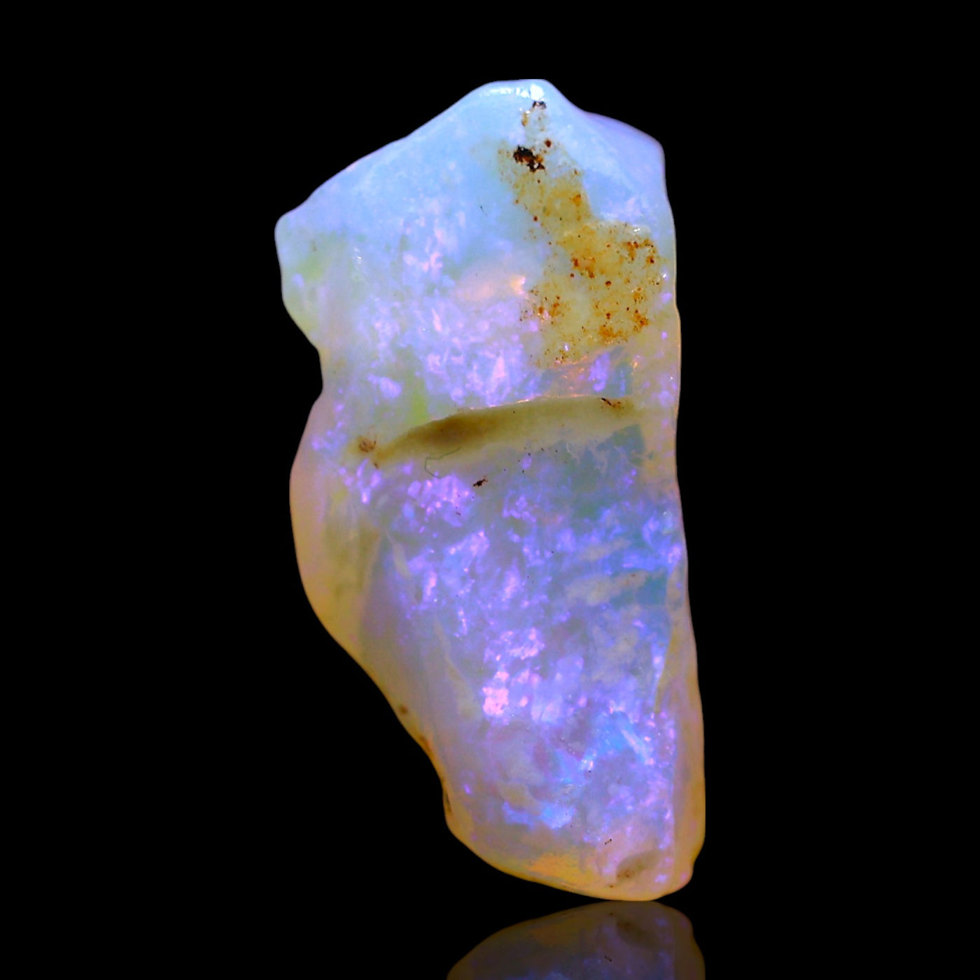 Natural Untreated Fire Opal Loose Gemstone Fancy Rough From Australia 4.00 Cts 16x8x6 mm RD-925