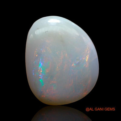 4.25 Cts Natural Australian Fire Opal Loose Gemstone Fancy Cabochon 15x13x3 mm A-1000