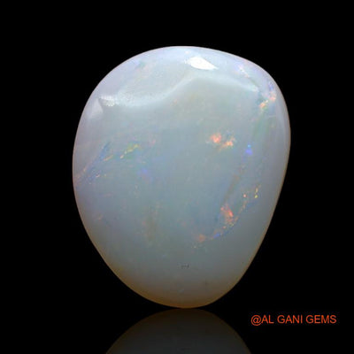 4.25 Cts Natural Australian Fire Opal Loose Gemstone Fancy Cabochon 15x13x3 mm A-1000