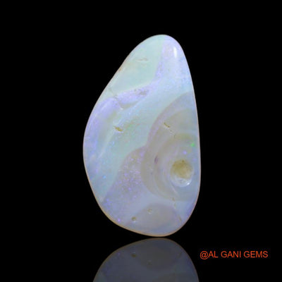 14.30 Cts Unheated Australian Fire Opal Loose Gemstone Fancy Cabochon Natural 30x17x5 mm A-100