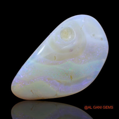 14.30 Cts Unheated Australian Fire Opal Loose Gemstone Fancy Cabochon Natural 30x17x5 mm A-100