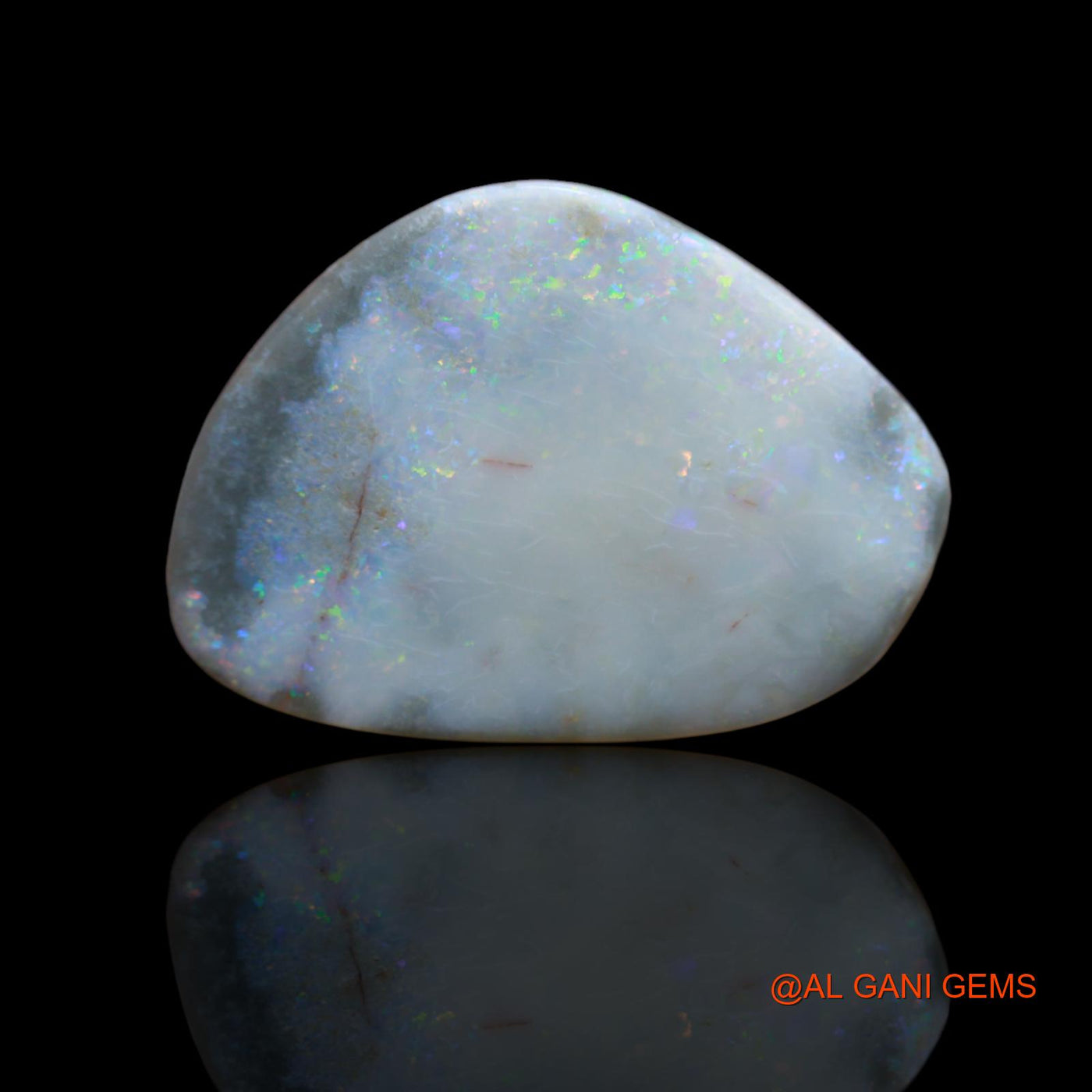 18.80 Cts Unheated Australian Fire Opal Loose Gemstone Fancy Cabochon Natural 26x19x6 mm A-103
