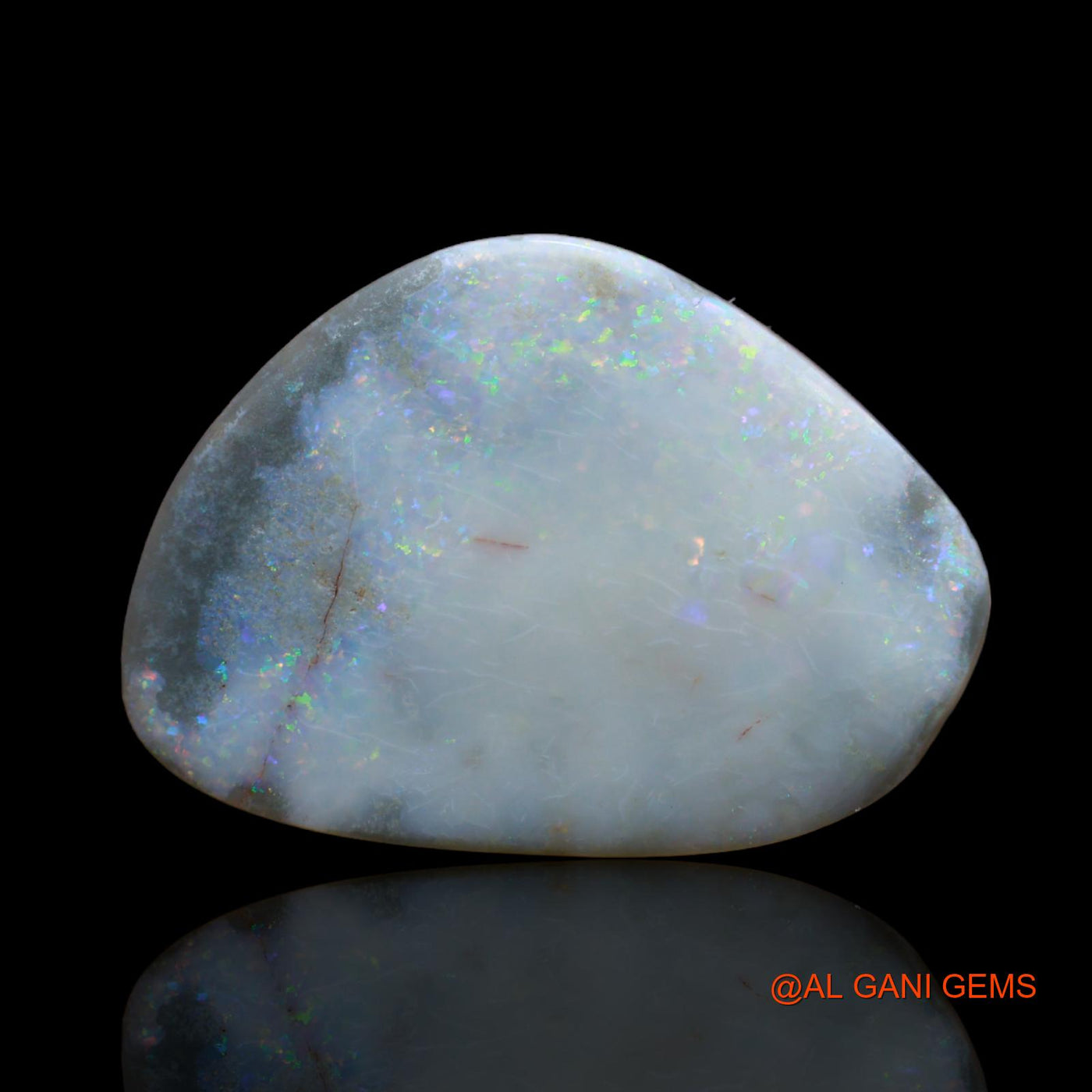 18.80 Cts Unheated Australian Fire Opal Loose Gemstone Fancy Cabochon Natural 26x19x6 mm A-103