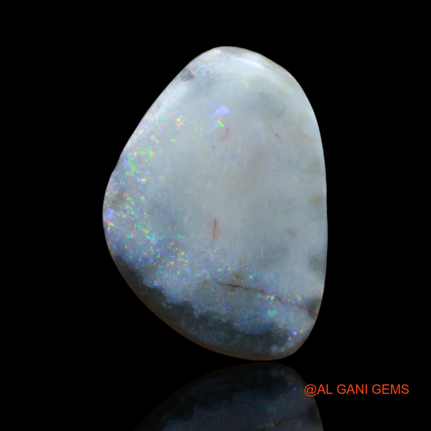 18.80 Cts Unheated Australian Fire Opal Loose Gemstone Fancy Cabochon Natural 26x19x6 mm A-103
