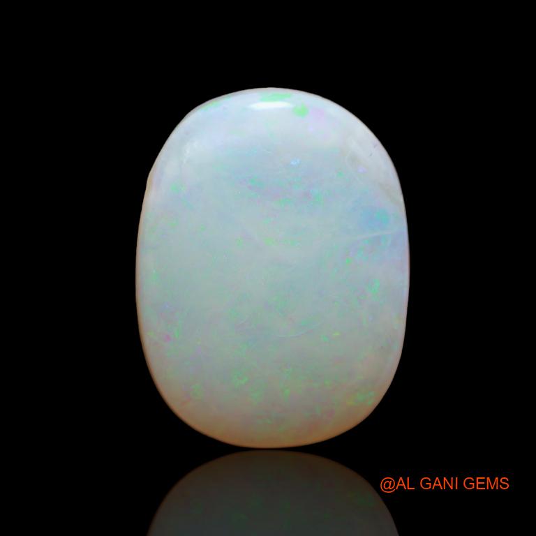 14.60 Cts Unheated Australian Fire Opal Loose Gemstone Oval Cabochon Natural 21x16x6 mm A-104