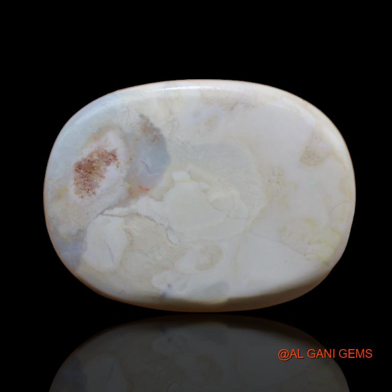 14.60 Cts Unheated Australian Fire Opal Loose Gemstone Oval Cabochon Natural 21x16x6 mm A-104