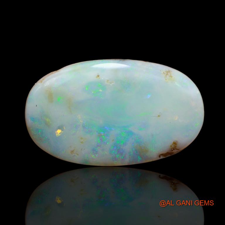 18.60 Cts Natural Australian Fire Opal Loose Gemstone Oval Cabochon 24x16x7 mm A-105
