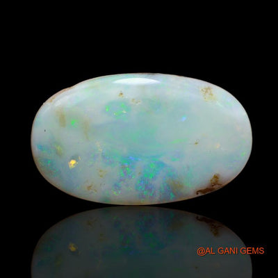 18.60 Cts Natural Australian Fire Opal Loose Gemstone Oval Cabochon 24x16x7 mm A-105