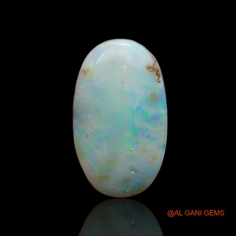 18.60 Cts Natural Australian Fire Opal Loose Gemstone Oval Cabochon 24x16x7 mm A-105