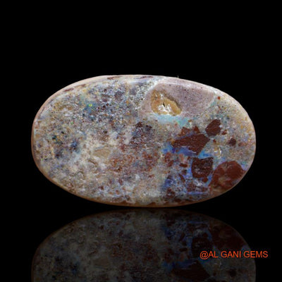 18.60 Cts Natural Australian Fire Opal Loose Gemstone Oval Cabochon 24x16x7 mm A-105
