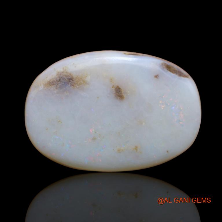 29.80 Cts Natural Australian Fire Opal Oval Cabochon Loose Gemstone For Jewelry 25x17x10 mm A-106