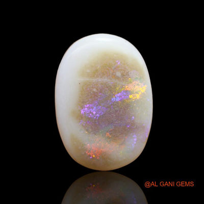 13.95 Cts Natural Australian Fire Opal Loose Gemstone Oval Cabochon 23x16x5 mm A-107