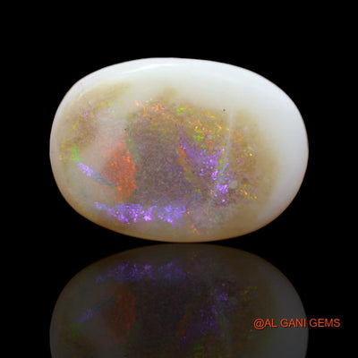 13.95 Cts Natural Australian Fire Opal Loose Gemstone Oval Cabochon 23x16x5 mm A-107