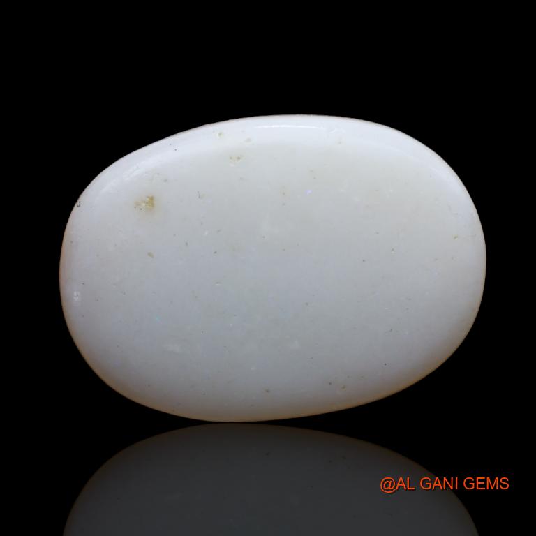 13.95 Cts Natural Australian Fire Opal Loose Gemstone Oval Cabochon 23x16x5 mm A-107