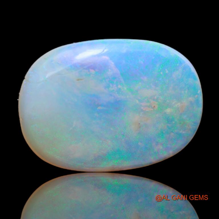 5.35 Cts Natural Australian Fire Opal Loose Gemstone Oval Cabochon 18x13x3 mm A-10