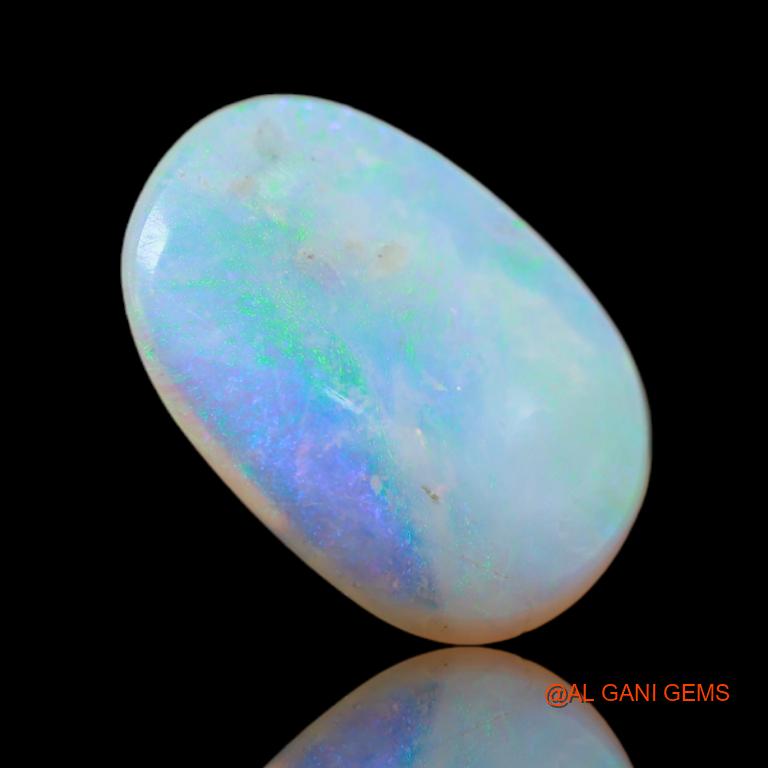 5.35 Cts Natural Australian Fire Opal Loose Gemstone Oval Cabochon 18x13x3 mm A-10