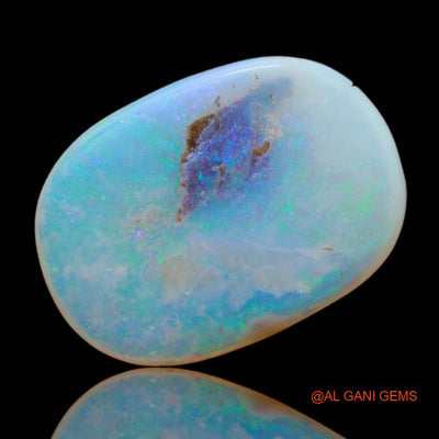 5.35 Cts Natural Australian Fire Opal Loose Gemstone Oval Cabochon 18x13x3 mm A-10