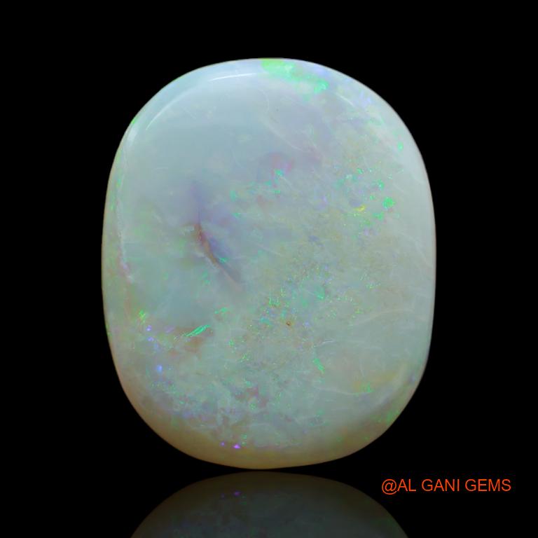 Natural Untreated Fire Opal Loose Gemstone Oval Cabochon From Australia 13.05 Cts 22x18x4 mm A-110