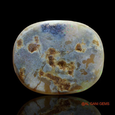 Natural Untreated Fire Opal Loose Gemstone Oval Cabochon From Australia 13.05 Cts 22x18x4 mm A-110
