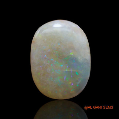 9.80 Cts Unheated Australian Fire Opal Loose Gemstone Fancy Cabochon Natural 24x16x3 mm A-111