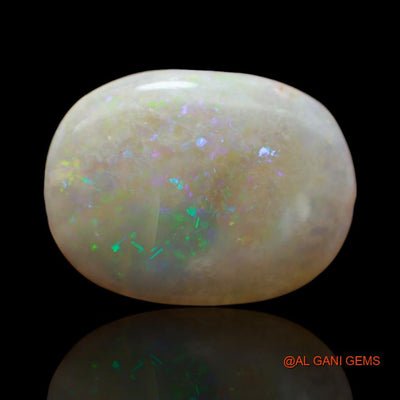 9.80 Cts Unheated Australian Fire Opal Loose Gemstone Fancy Cabochon Natural 24x16x3 mm A-111