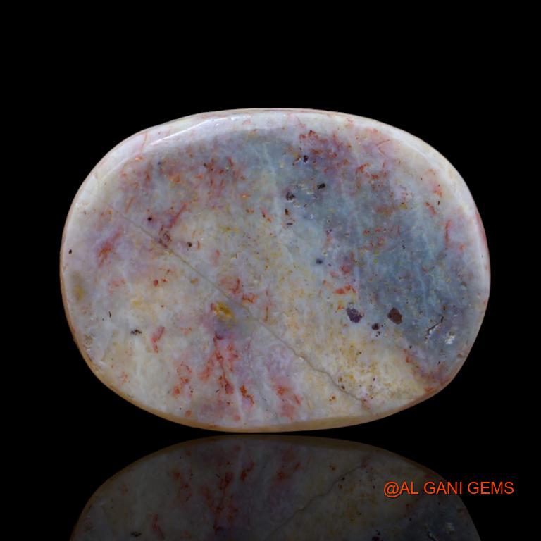 9.80 Cts Unheated Australian Fire Opal Loose Gemstone Fancy Cabochon Natural 24x16x3 mm A-111