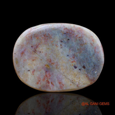 9.80 Cts Unheated Australian Fire Opal Loose Gemstone Fancy Cabochon Natural 24x16x3 mm A-111