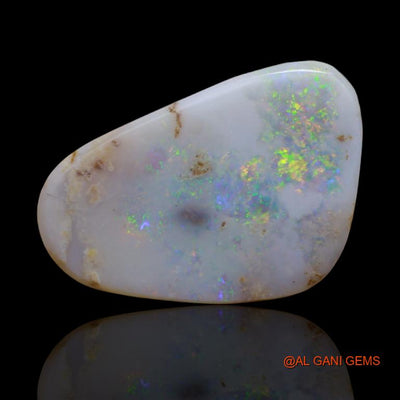 Natural Fire Opal Gemstone 13.35 Cts Loose Oval Cabochon From Australia 22x14x7 mm A-112