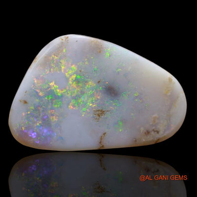 Natural Fire Opal Gemstone 13.35 Cts Loose Oval Cabochon From Australia 22x14x7 mm A-112