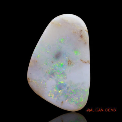 Natural Fire Opal Gemstone 13.35 Cts Loose Oval Cabochon From Australia 22x14x7 mm A-112