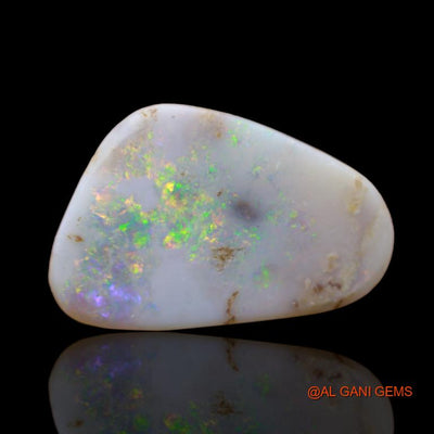 Natural Fire Opal Gemstone 13.35 Cts Loose Oval Cabochon From Australia 22x14x7 mm A-112