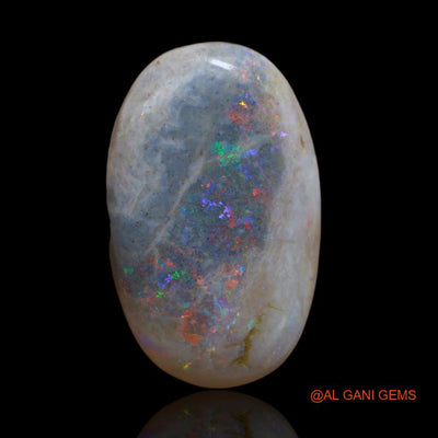 17.95 Cts Natural Australian Fire Opal Oval Cabochon Loose Gemstone For Jewelry 24x18x5 mm A-113
