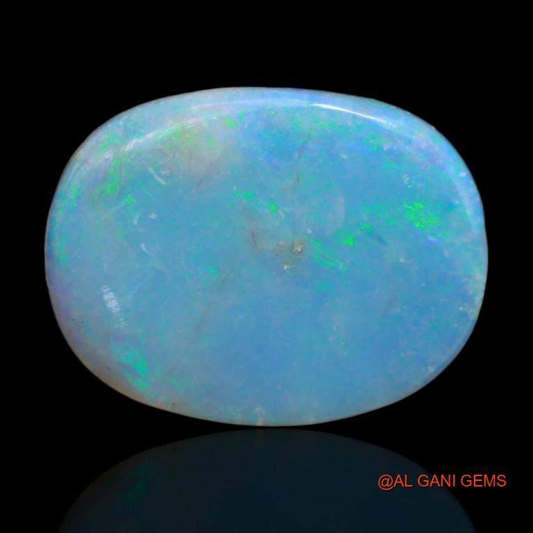 11.90 Cts Natural Australian Fire Opal Loose Gemstone Oval Cabochon 21x16x4 mm A-114