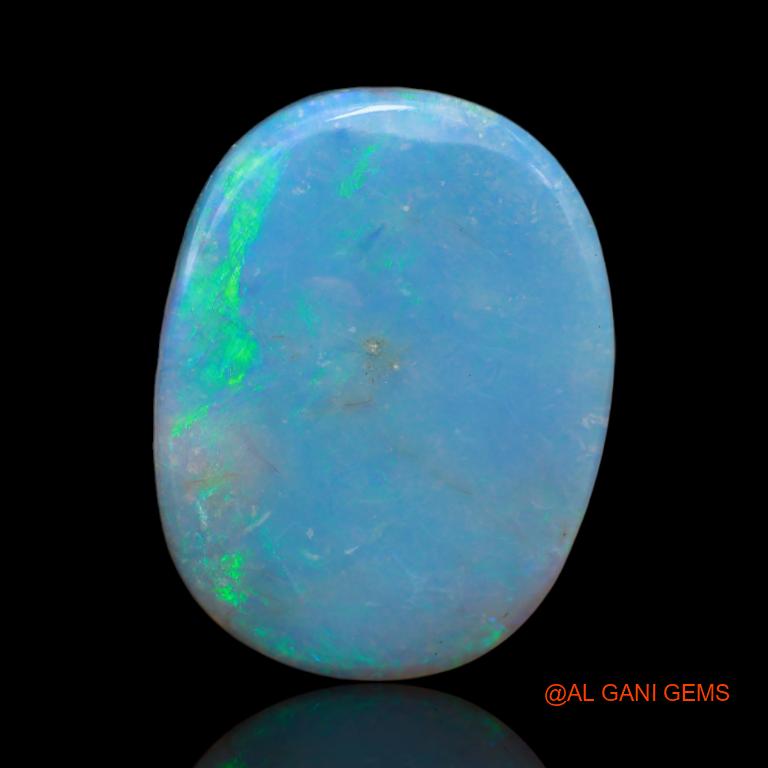 11.90 Cts Natural Australian Fire Opal Loose Gemstone Oval Cabochon 21x16x4 mm A-114
