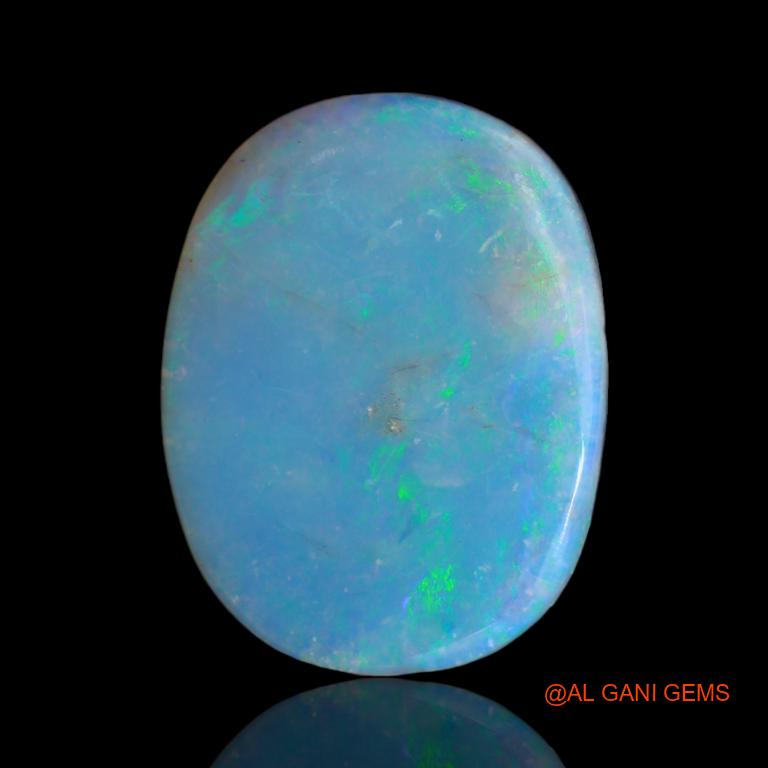 11.90 Cts Natural Australian Fire Opal Loose Gemstone Oval Cabochon 21x16x4 mm A-114