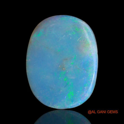 11.90 Cts Natural Australian Fire Opal Loose Gemstone Oval Cabochon 21x16x4 mm A-114