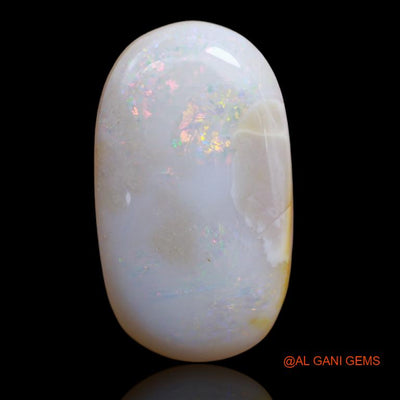 Natural Fire Opal Gemstone 14.05 Cts Loose Oval Cabochon From Australia 23x13x5 mm A-115