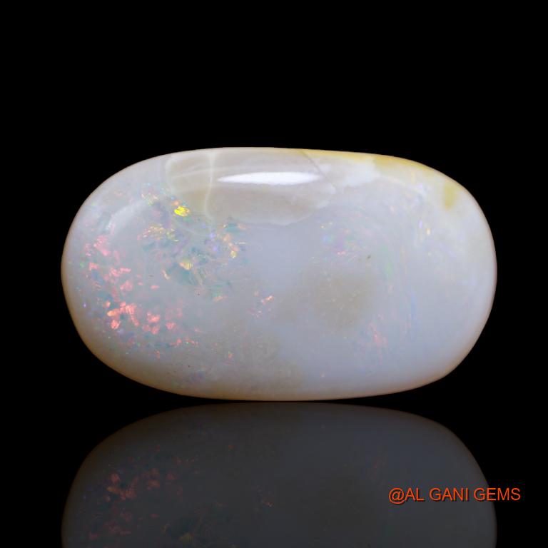 Natural Fire Opal Gemstone 14.05 Cts Loose Oval Cabochon From Australia 23x13x5 mm A-115