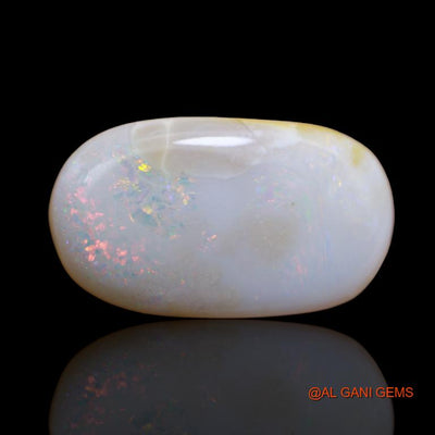Natural Fire Opal Gemstone 14.05 Cts Loose Oval Cabochon From Australia 23x13x5 mm A-115