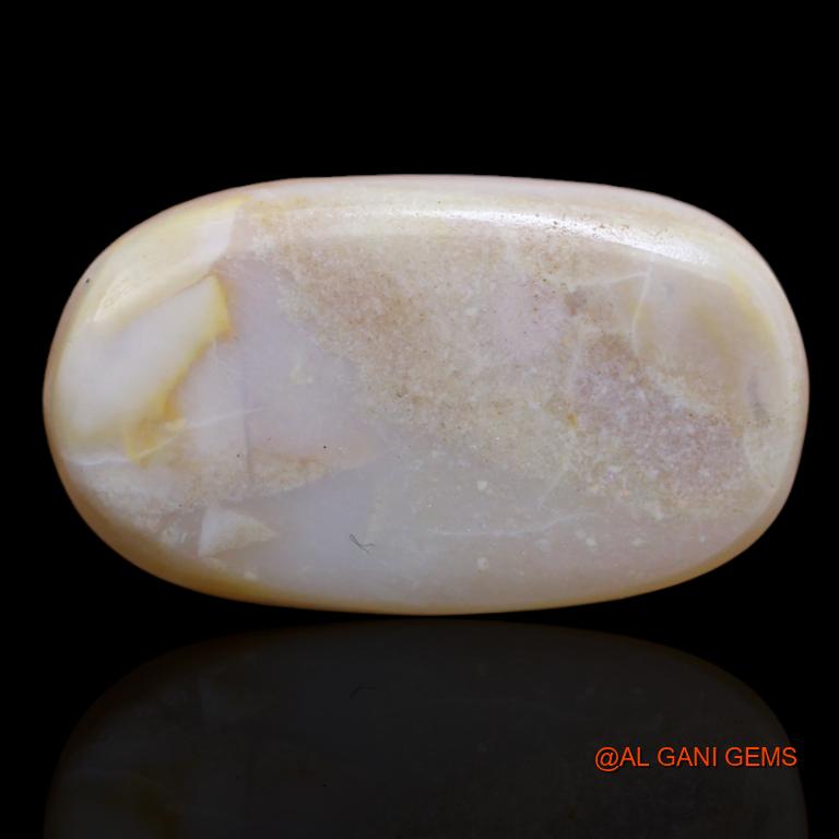 Natural Fire Opal Gemstone 14.05 Cts Loose Oval Cabochon From Australia 23x13x5 mm A-115