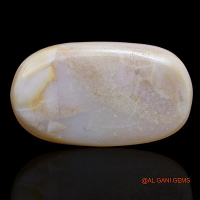 Natural Fire Opal Gemstone 14.05 Cts Loose Oval Cabochon From Australia 23x13x5 mm A-115