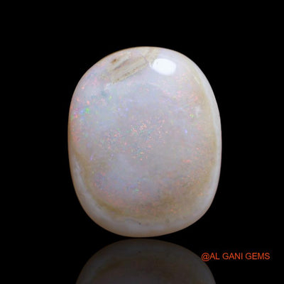 Natural Untreated Fire Opal Loose Gemstone Oval Cabochon From Australia 16.75 Cts 23x18x6 mm A-116
