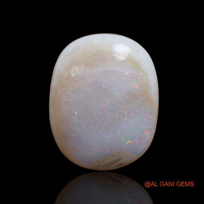 Natural Untreated Fire Opal Loose Gemstone Oval Cabochon From Australia 16.75 Cts 23x18x6 mm A-116