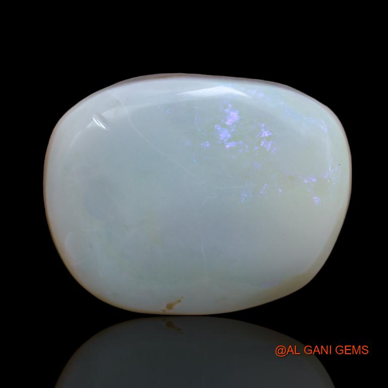 21.45 Cts Natural Australian Fire Opal Loose Gemstone Fancy Cabochon 23x18x7 mm A-117