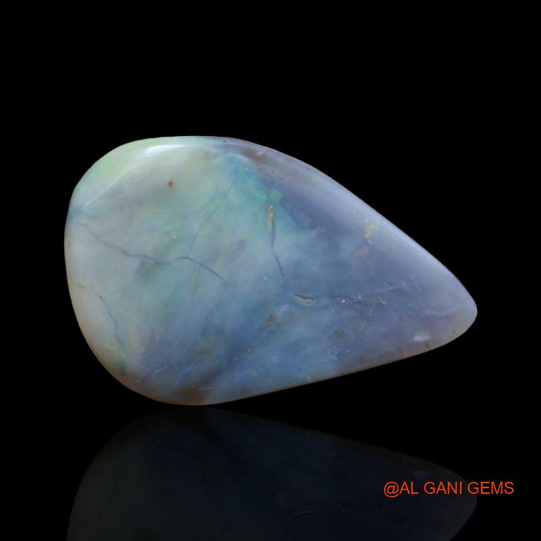 27.90 Cts Natural Australian Fire Opal Loose Gemstone Fancy Cabochon 33x21x6 mm A-119