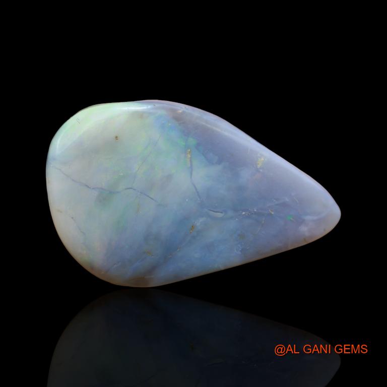 27.90 Cts Natural Australian Fire Opal Loose Gemstone Fancy Cabochon 33x21x6 mm A-119