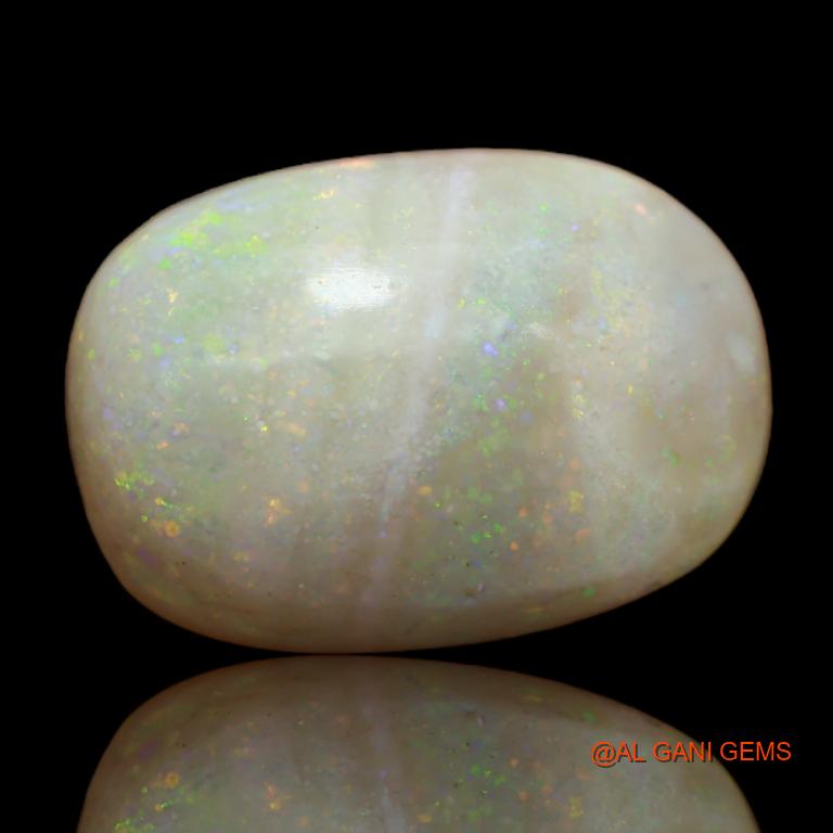 10.60 Cts Natural Australian Fire Opal Loose Gemstone Oval Cabochon 17x12x7 mm A-11