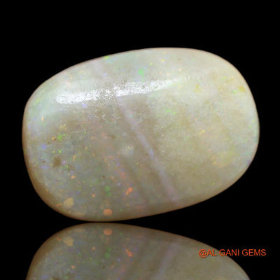 10.60 Cts Natural Australian Fire Opal Loose Gemstone Oval Cabochon 17x12x7 mm A-11