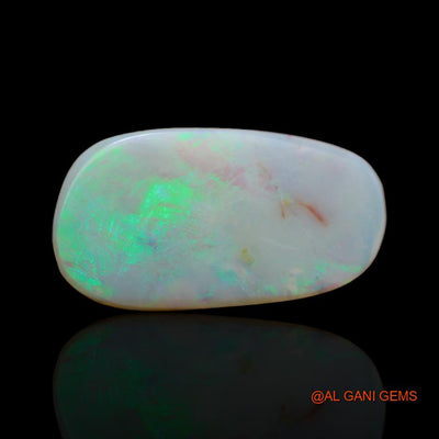 8.90 Cts Natural Australian Fire Opal Loose Gemstone Fancy Cabochon 23x12x4 mm A-120